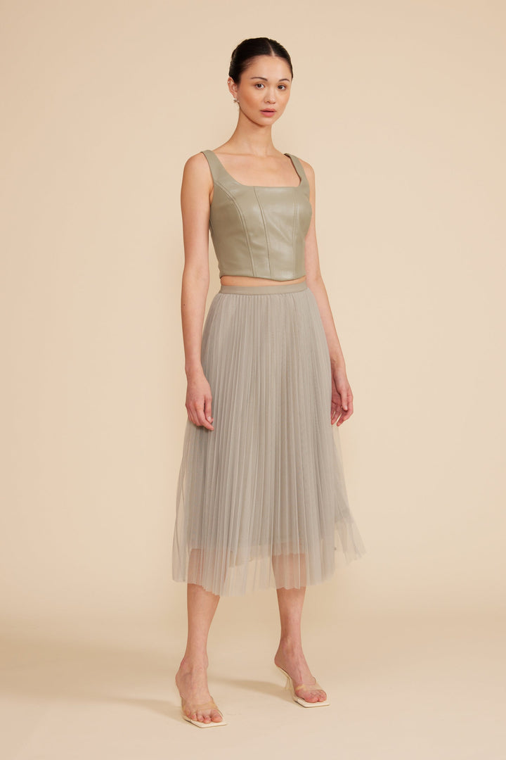 VAL CROP TOP - SAGE