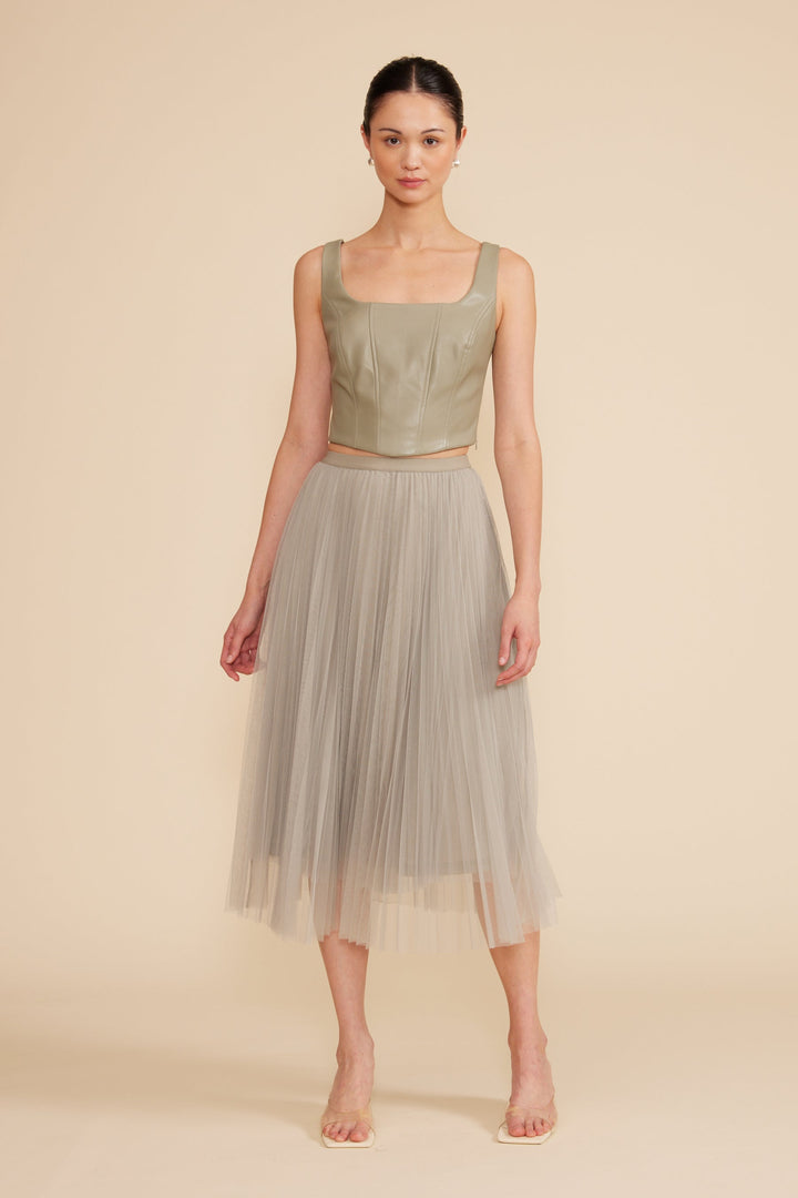 VAL CROP TOP - SAGE