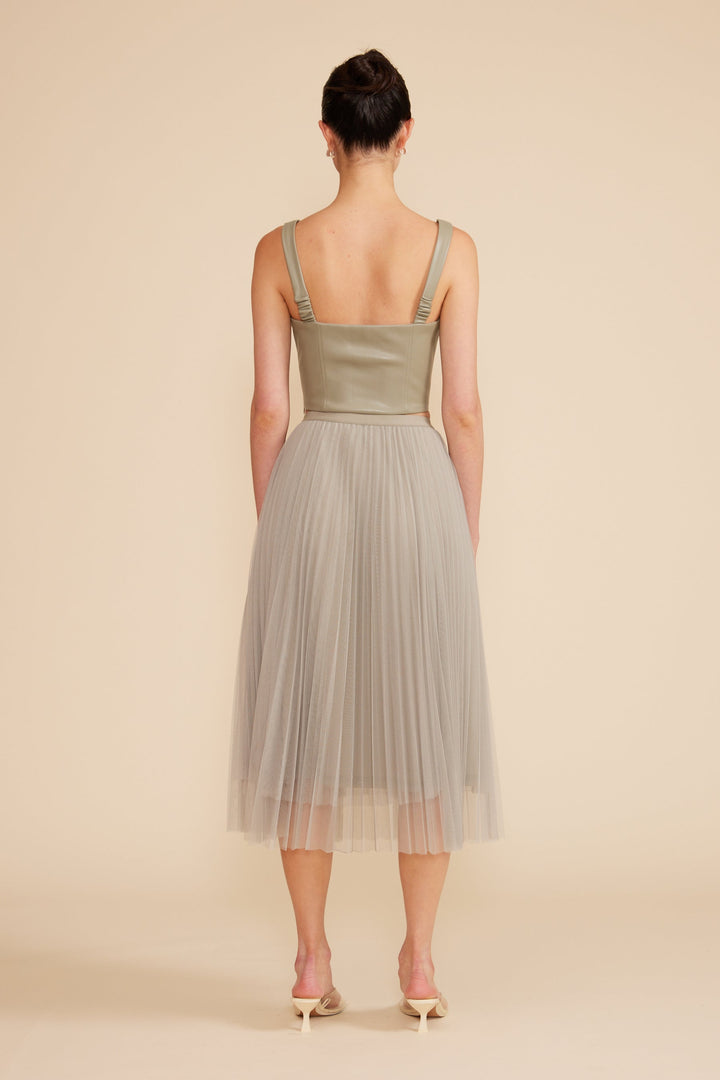 VAL CROP TOP - SAGE