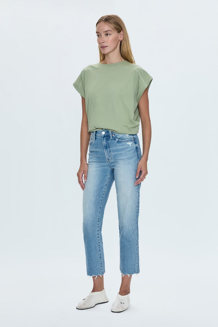 Pistola- CHARLIE HIGH RISE CLASSIC STRAIGHT ANKLE JEAN - DYNAMIC VINTAGE