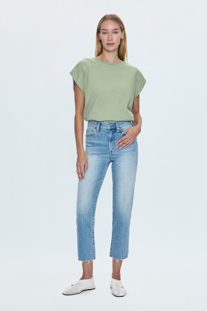 Pistola- CHARLIE HIGH RISE CLASSIC STRAIGHT ANKLE JEAN - DYNAMIC VINTAGE