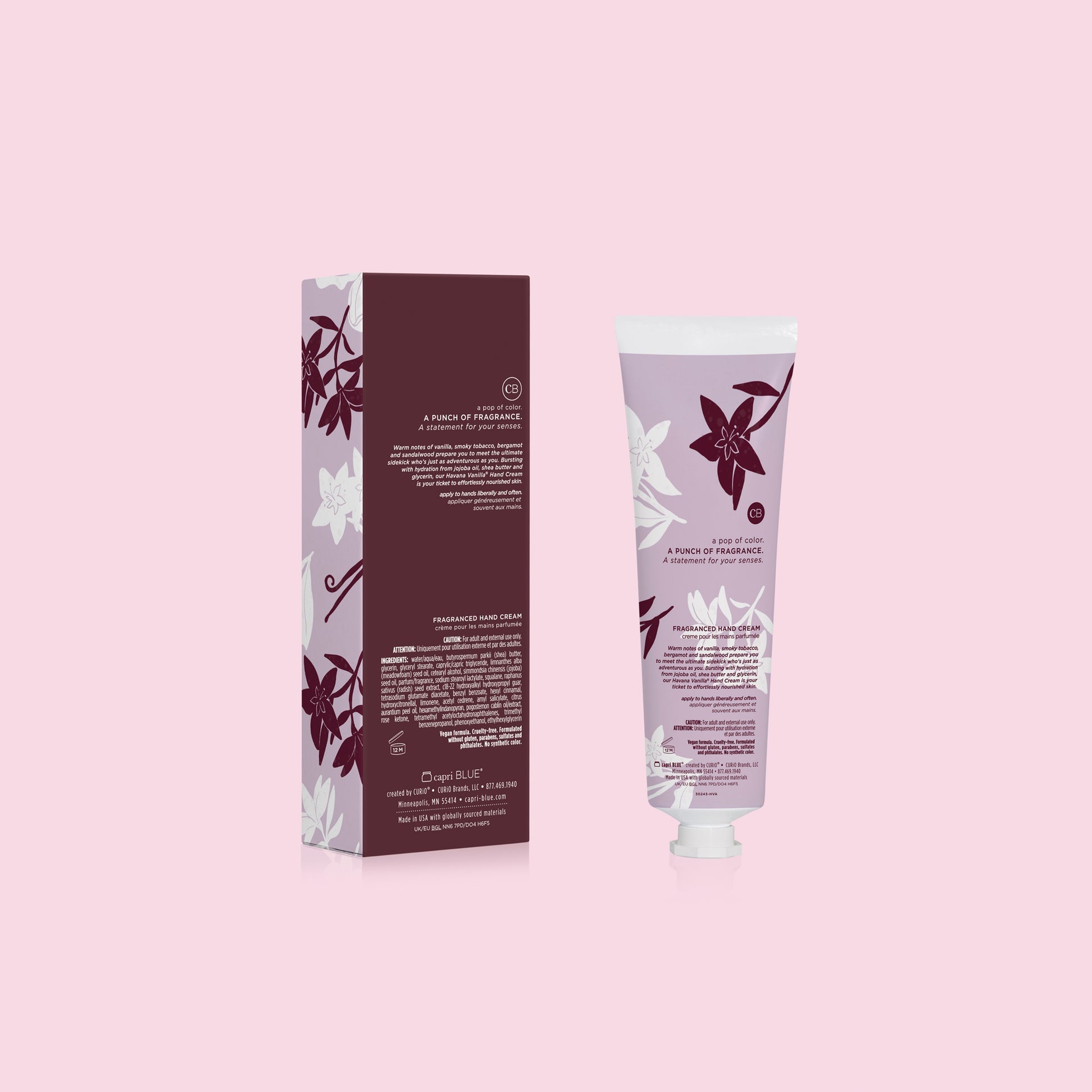 Capri Blue Havana Vanilla Flora Edit Hand Cream, 3.oz