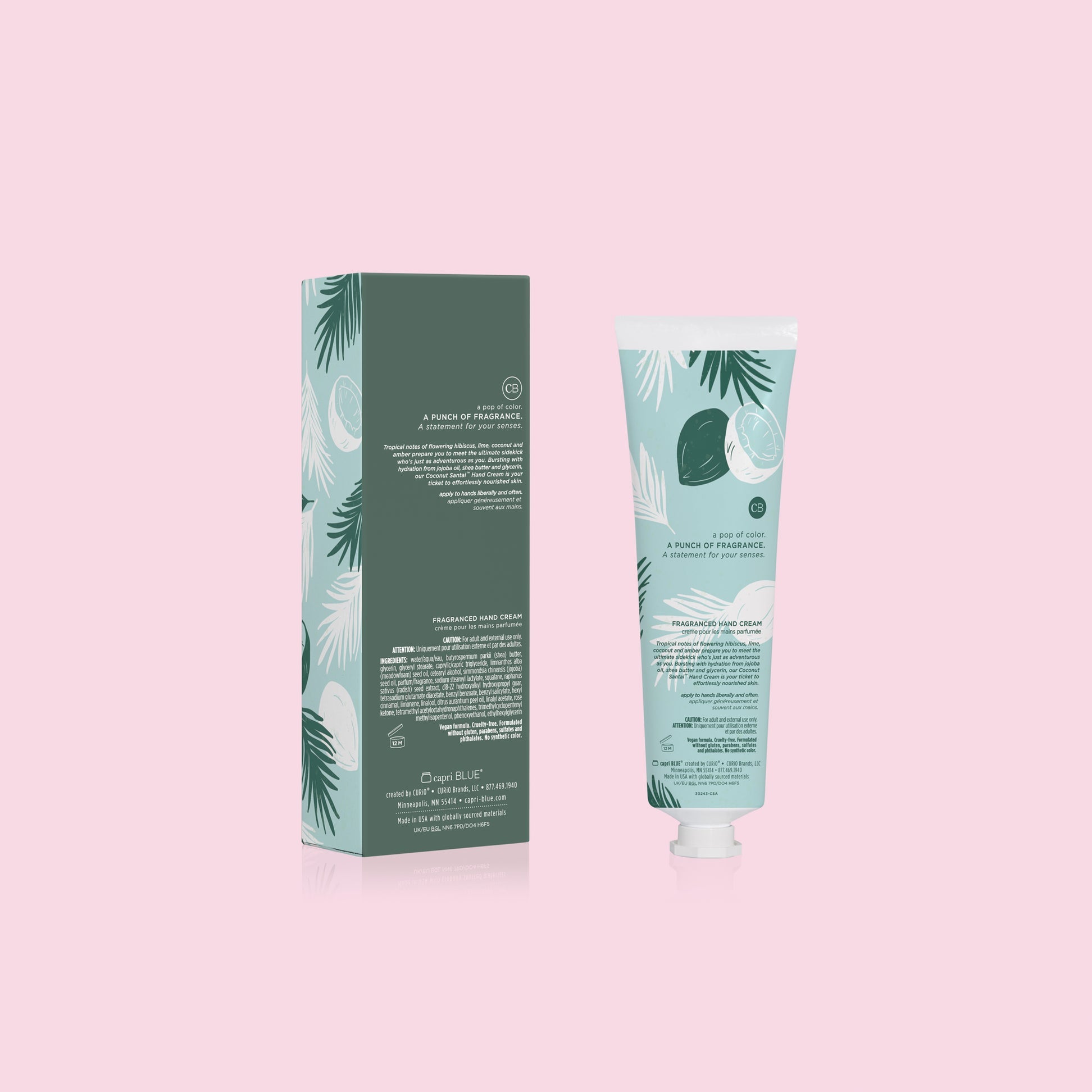 Capri Blue Coconut Santal Flora Edit Hand Cream, 3 oz