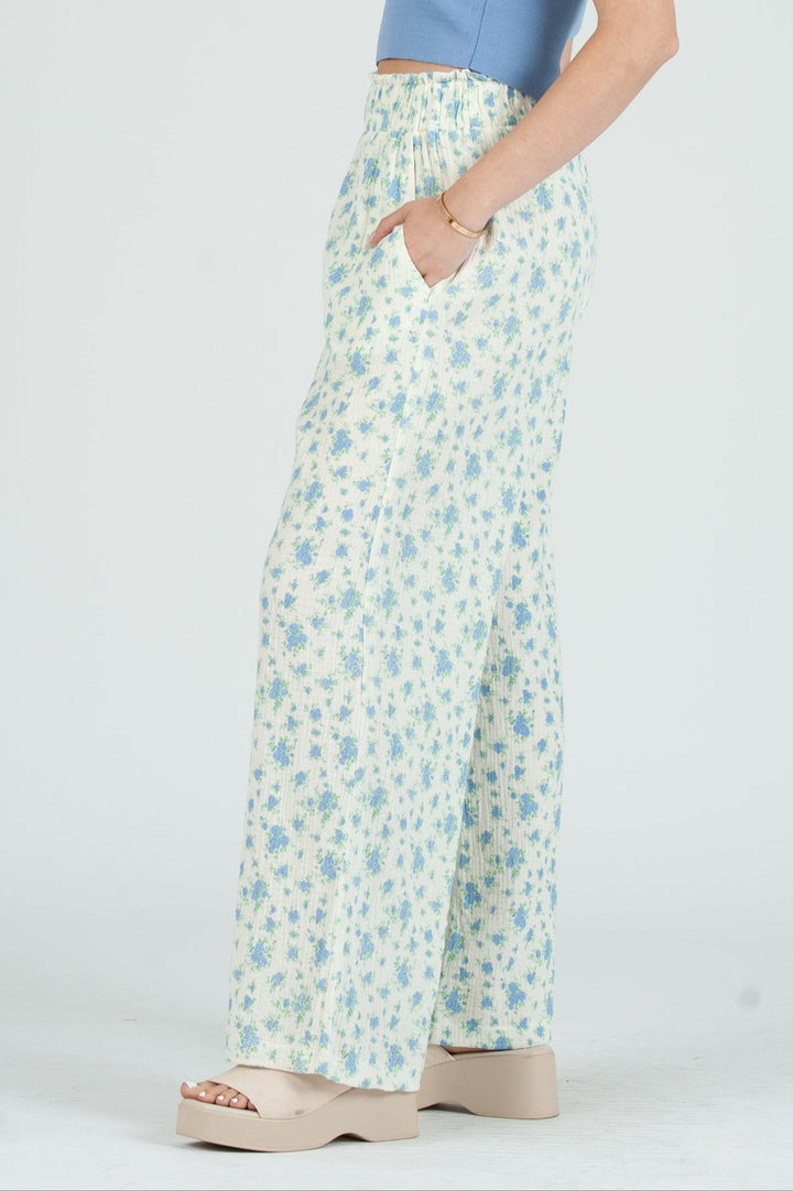 Women's Gauze Elastic Waist Pants