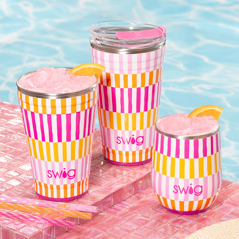 Swig: Sherbert Stripe Party Cup 24oz