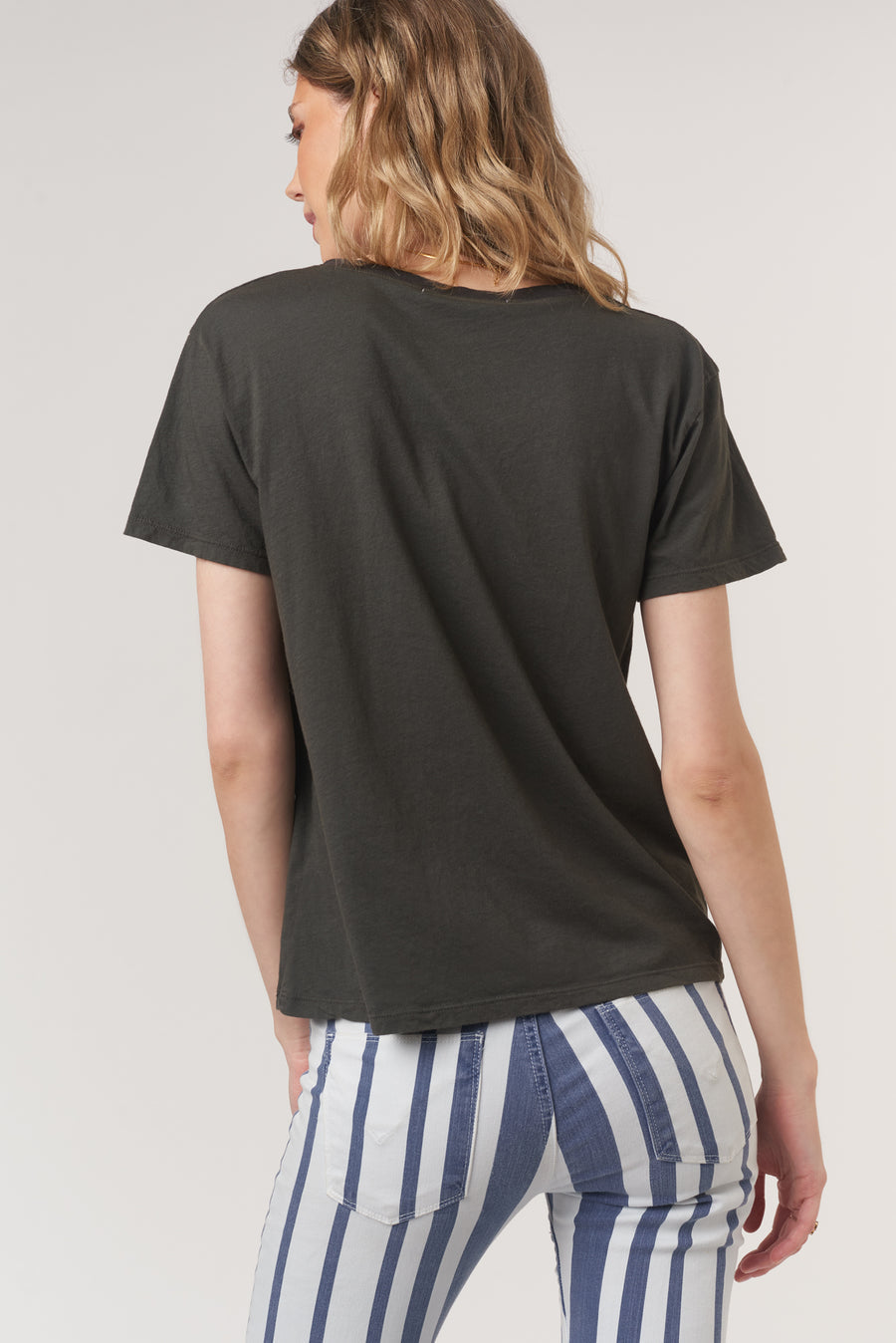 LIMON CELLO TEE - VINTAGE BLACK