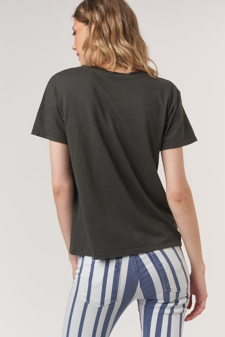 LIMON CELLO TEE - VINTAGE BLACK