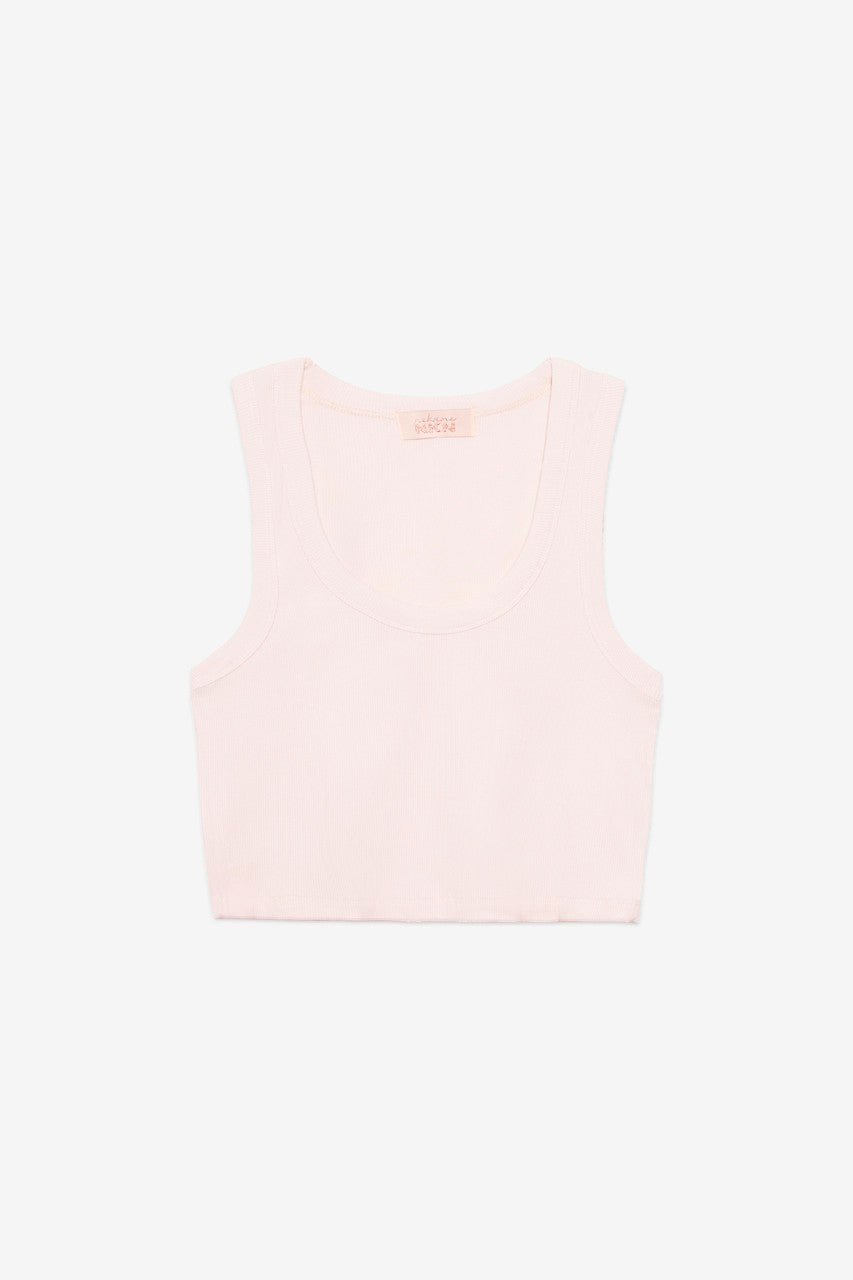 WHITE BASIC TANK TOP