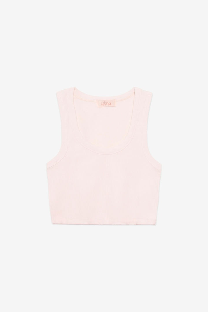 WHITE BASIC TANK TOP