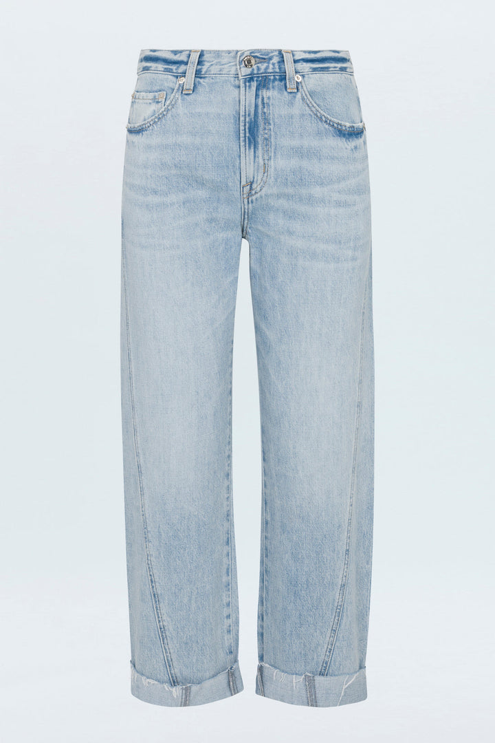 Pistola- KACEY MID RISE CUFFED STRAIGHT JEAN - BERKELEY