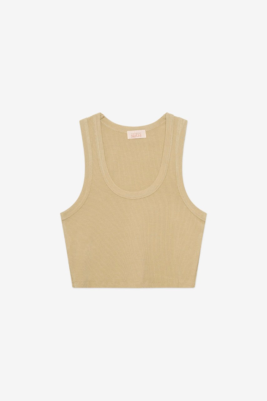 GREEN BASIC TANK TOP