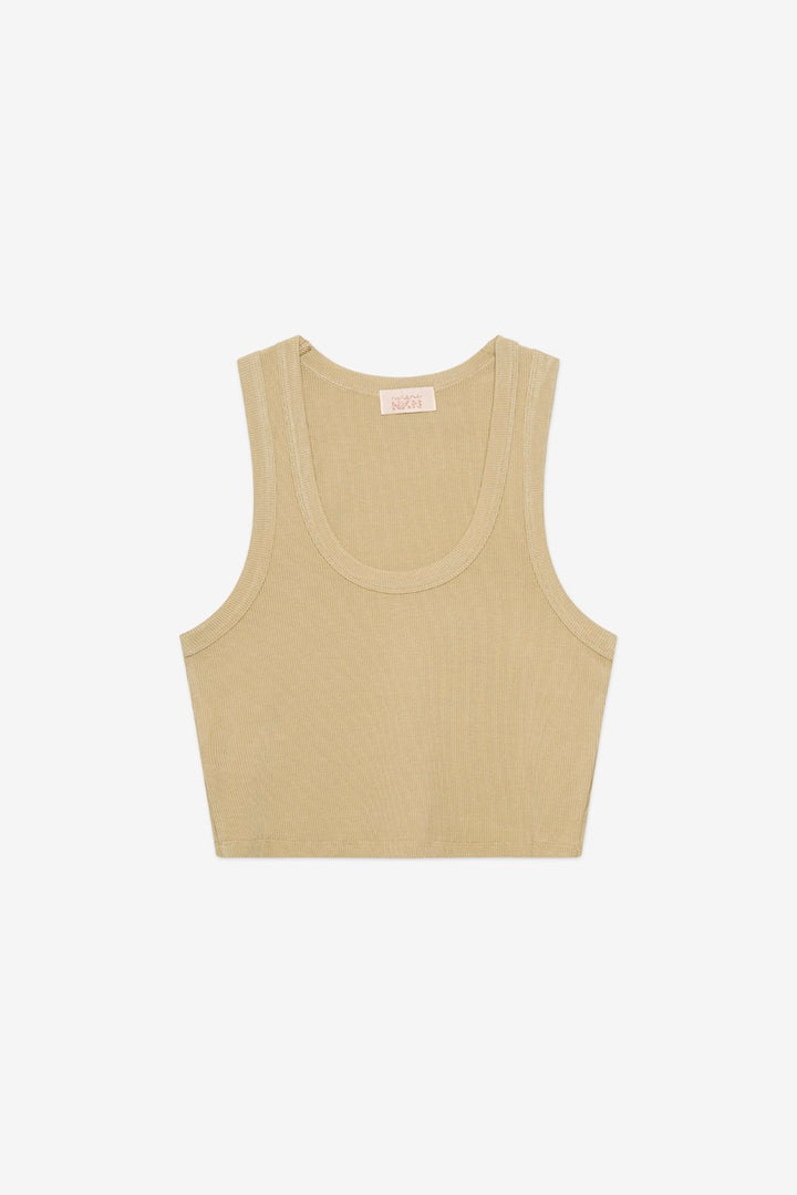 GREEN BASIC TANK TOP