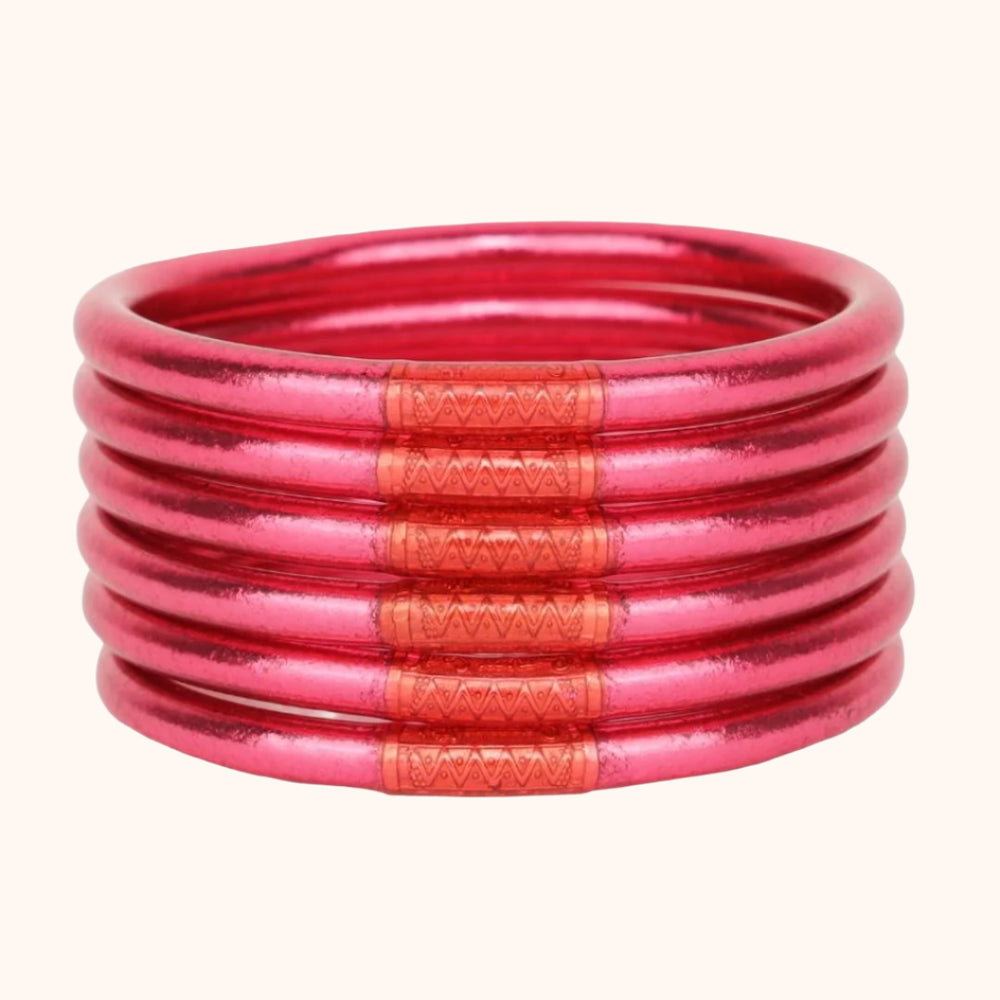 BudhaGirl- BDG Pink All Weather Bangles