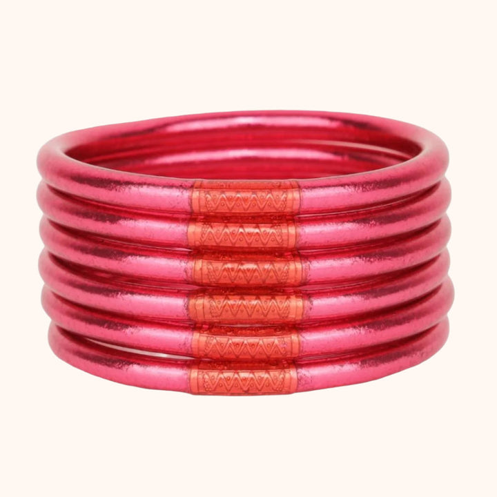 BudhaGirl- Pink All Weather Bangles