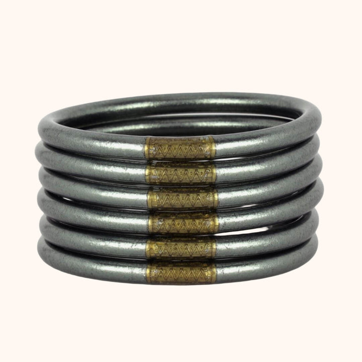 BuDHaGirl Graphite- All Weather Bangles