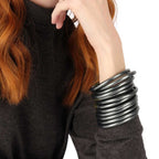 BudhaGirl Graphite- All Weather Bangles