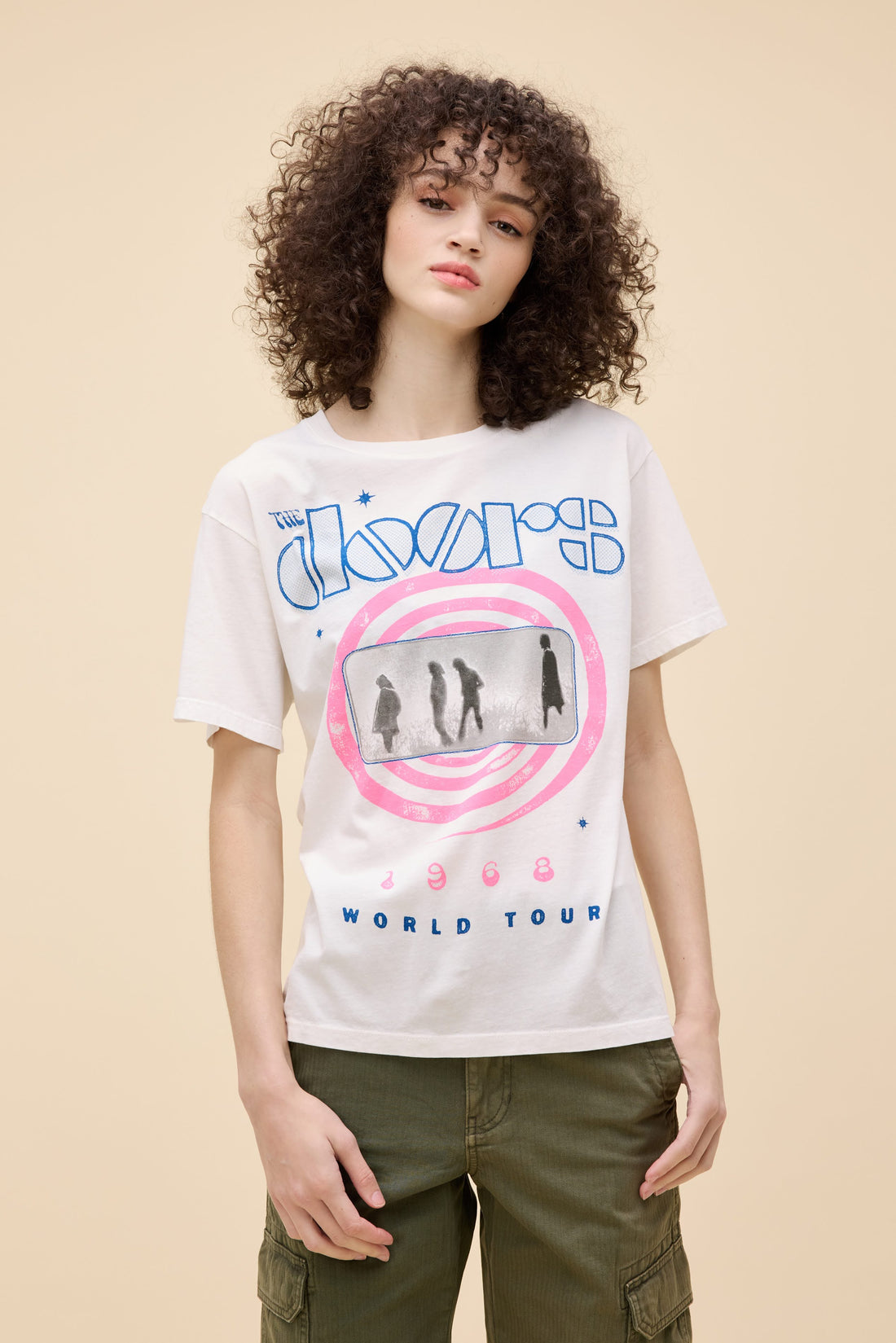The Doors 1968 World Tour Boyfriend Tee