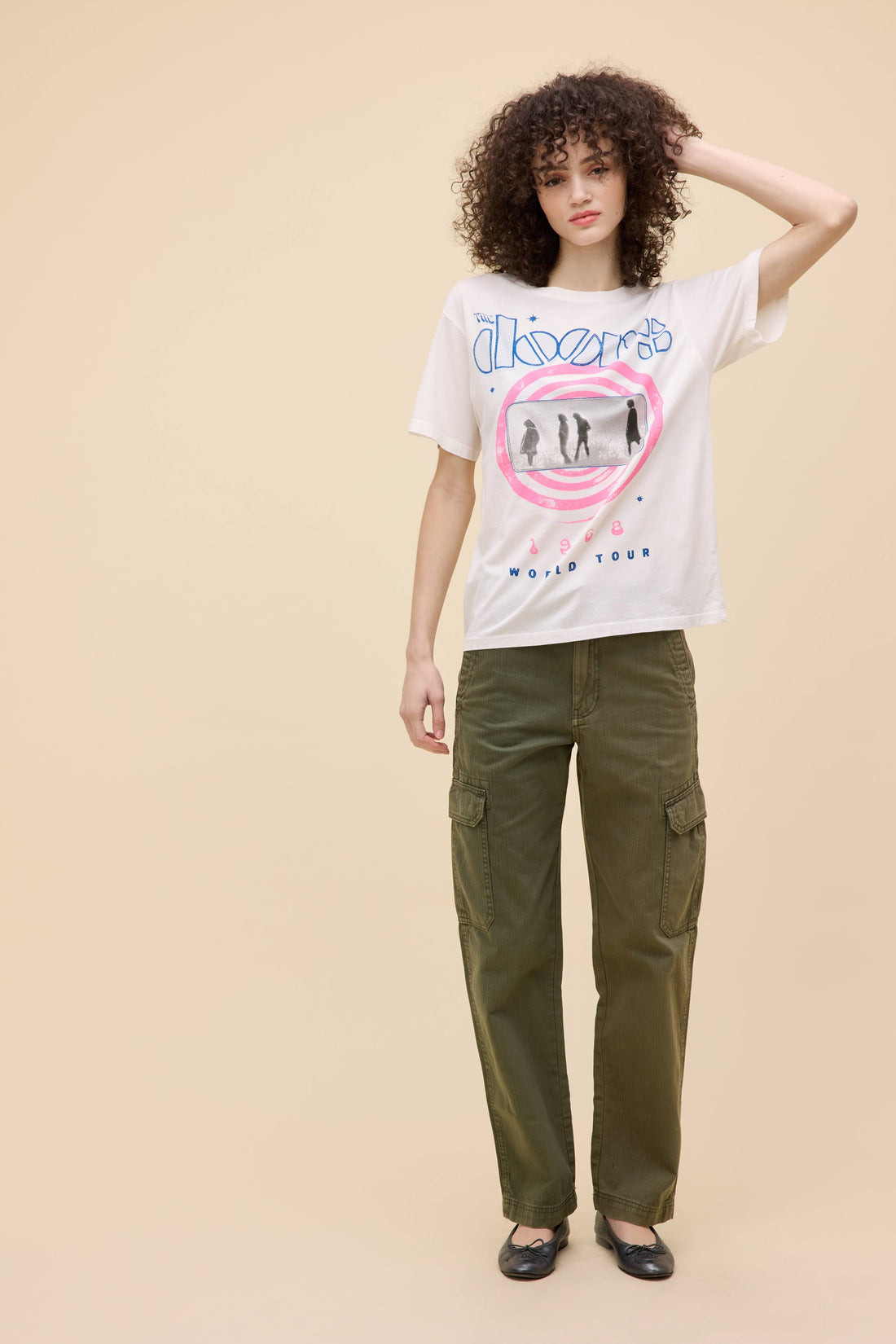 The Doors 1968 World Tour Boyfriend Tee