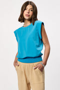 Reagan Top Malibu Blue