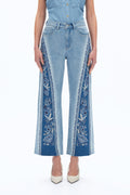 Patchwork Embroidered Jeans