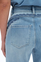 Patchwork Embroidered Jeans