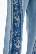Patchwork Embroidered Jeans