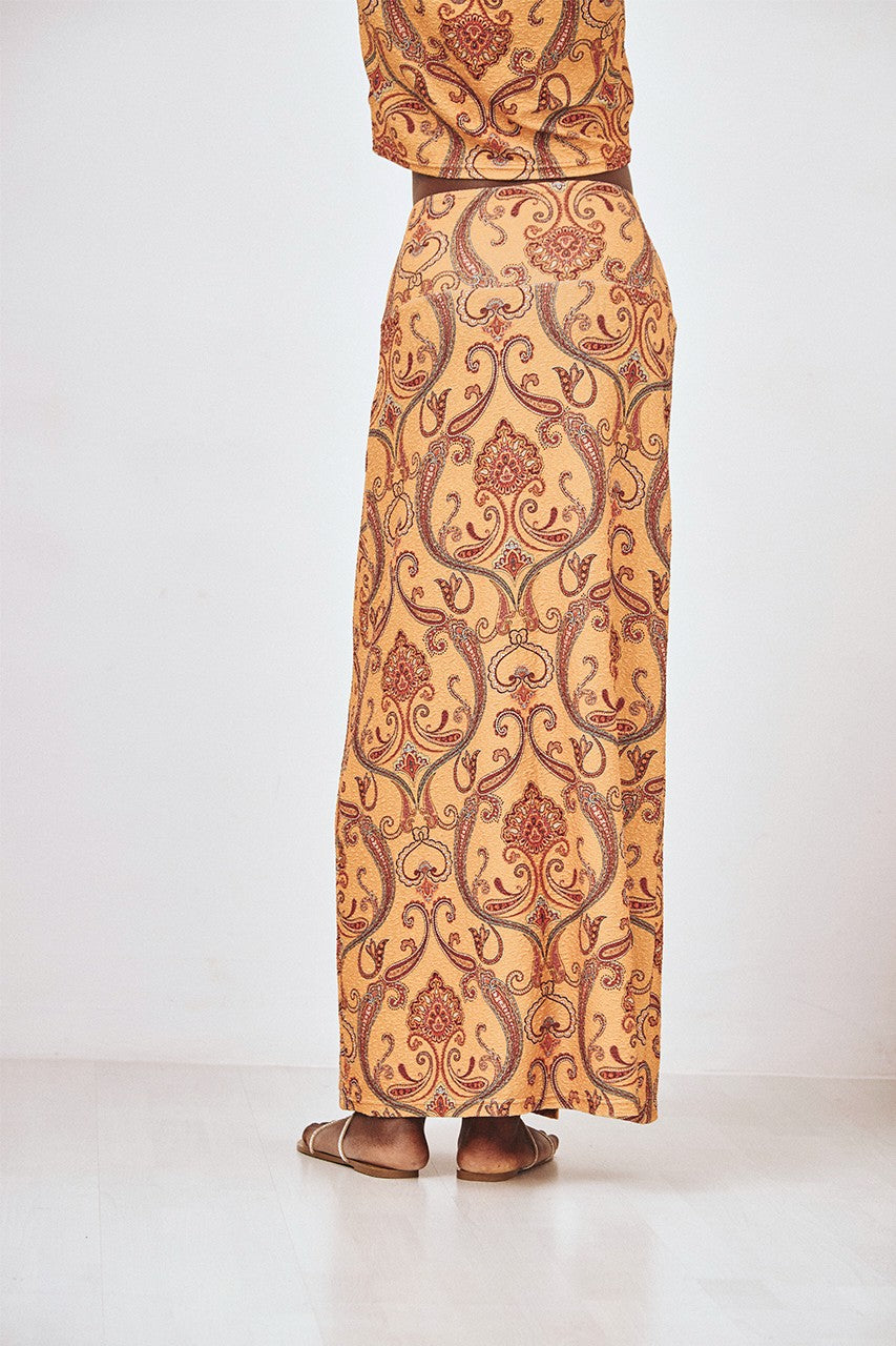 Ring Paisley Skirt