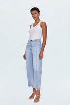 Pistola- Blair High Rise Seamed Barrel Jean- Pristine