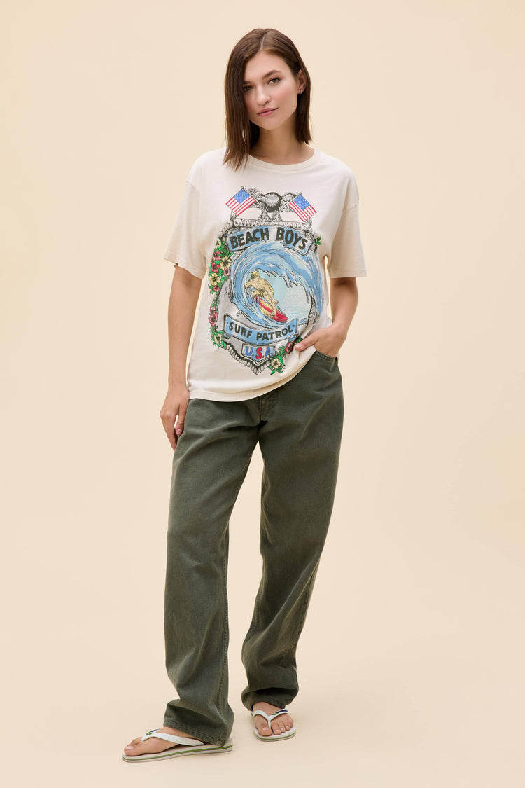 The Beach Boys Surf Patrol Boyfriend Tee