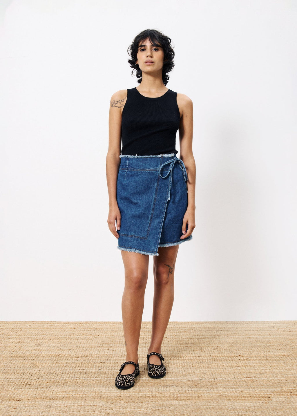 Nise Blue Denim Skirt