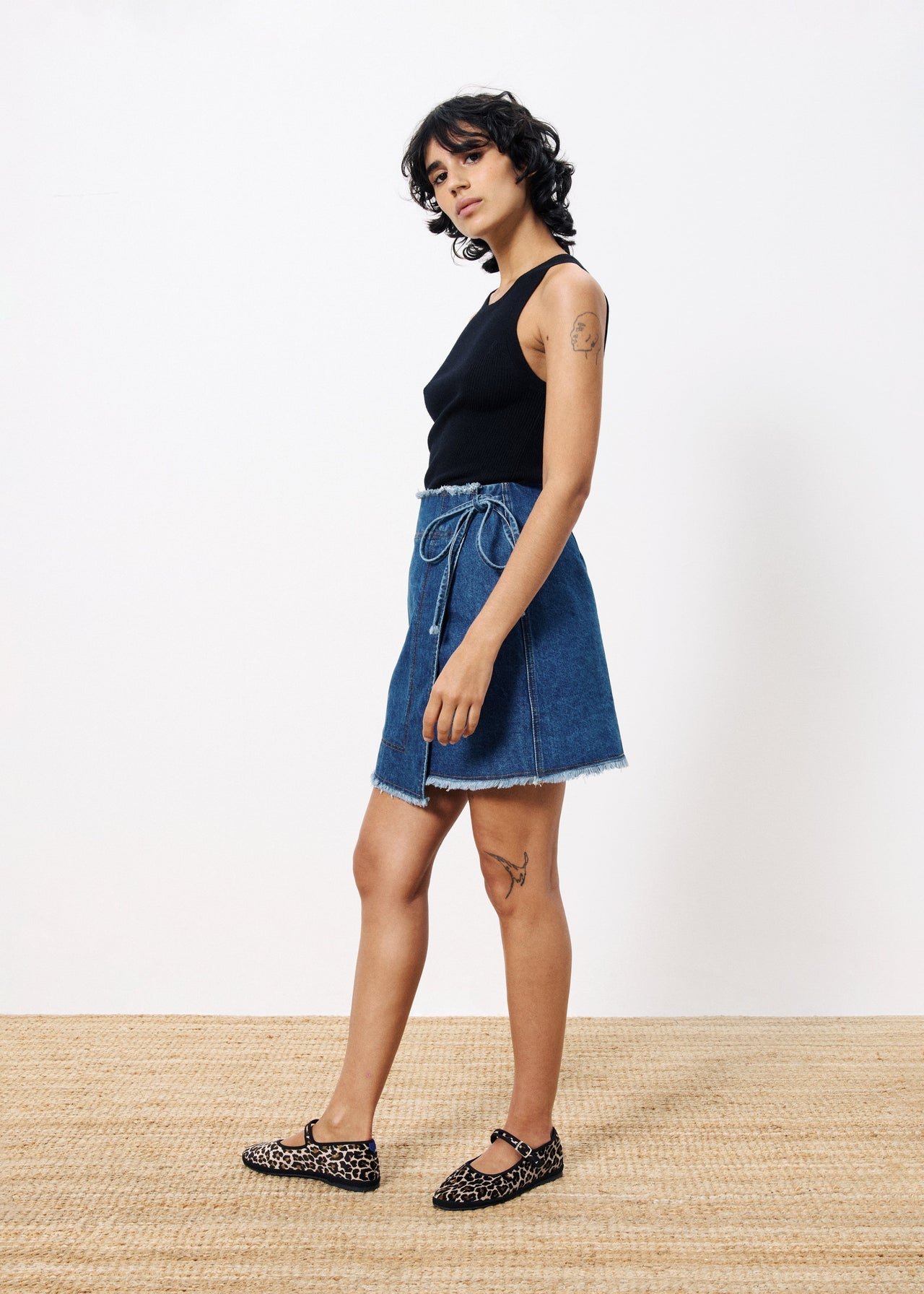 Nise Blue Denim Skirt