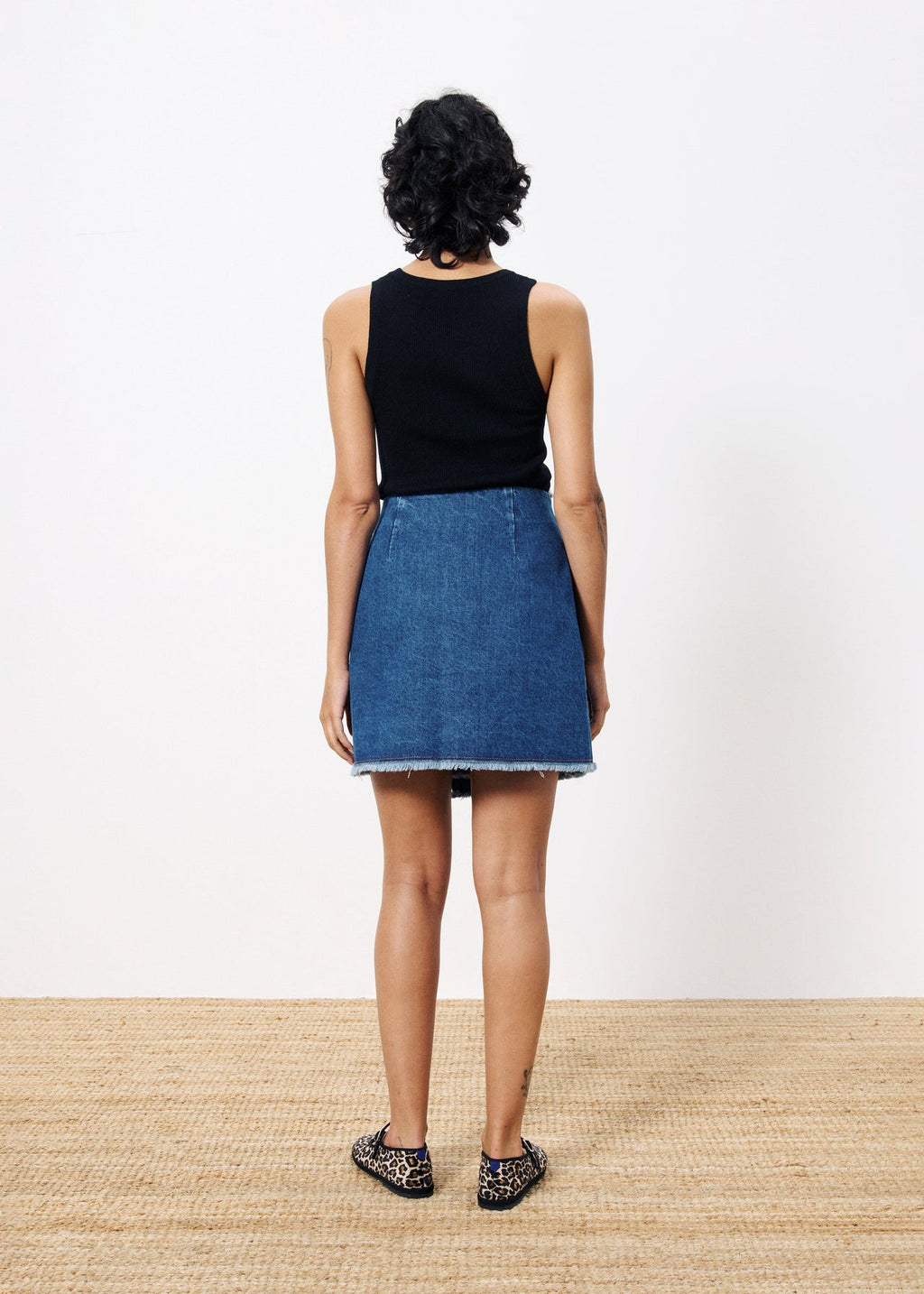 Nise Blue Denim Skirt