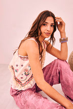 Pompoms Embroidered Vest