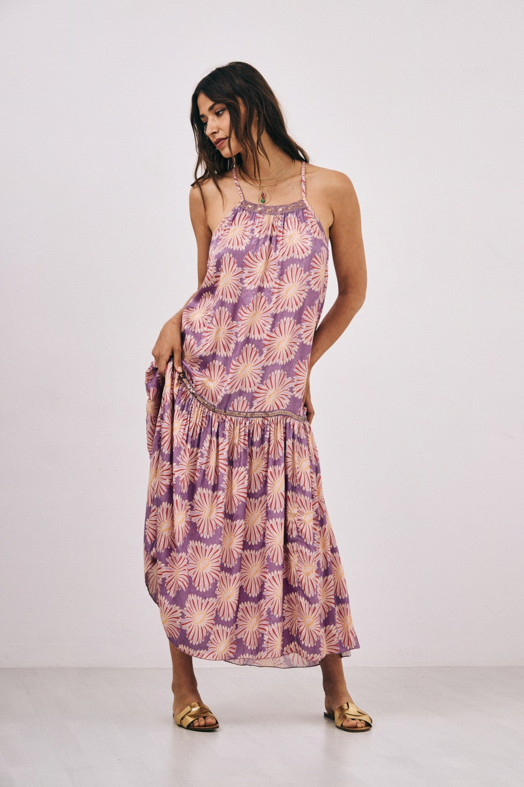 Daises Halter Dress