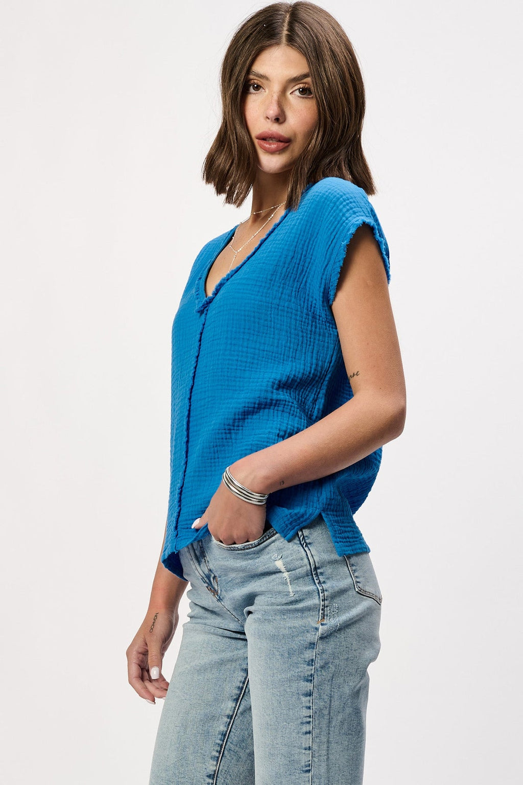Izzie Top Starry Night