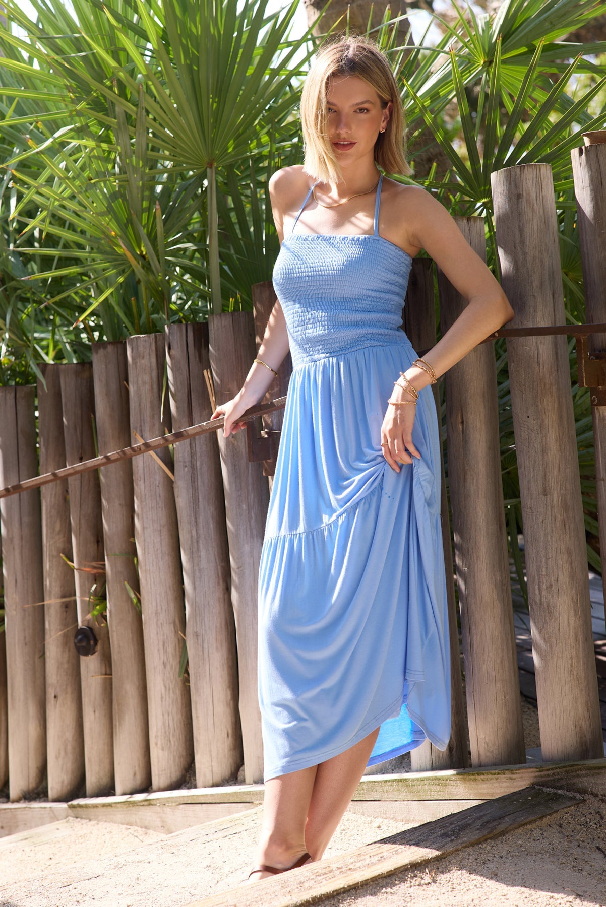 Bellissima Smock Dress – Lucky U Boutique