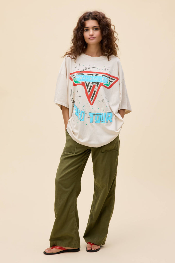VAN HALEN 1980 TOUR OS TEE