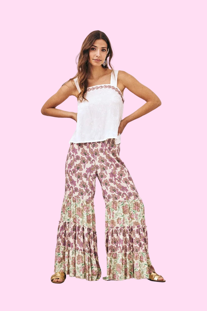 White Jacquard Top