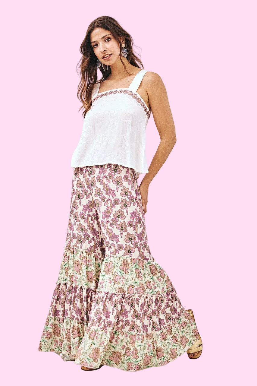 White Jacquard Top