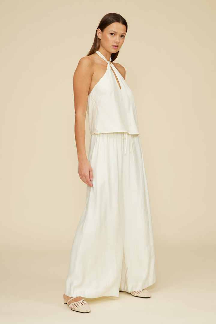 WILLA HALTER TOP - IVORY