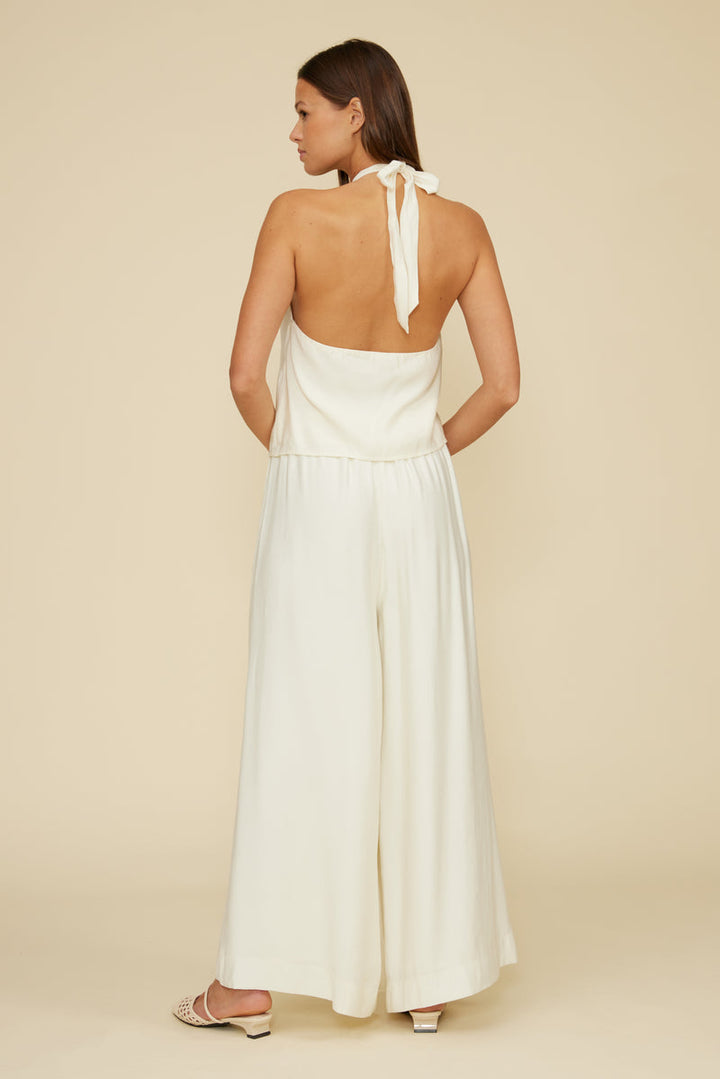 WILLA HALTER TOP - IVORY