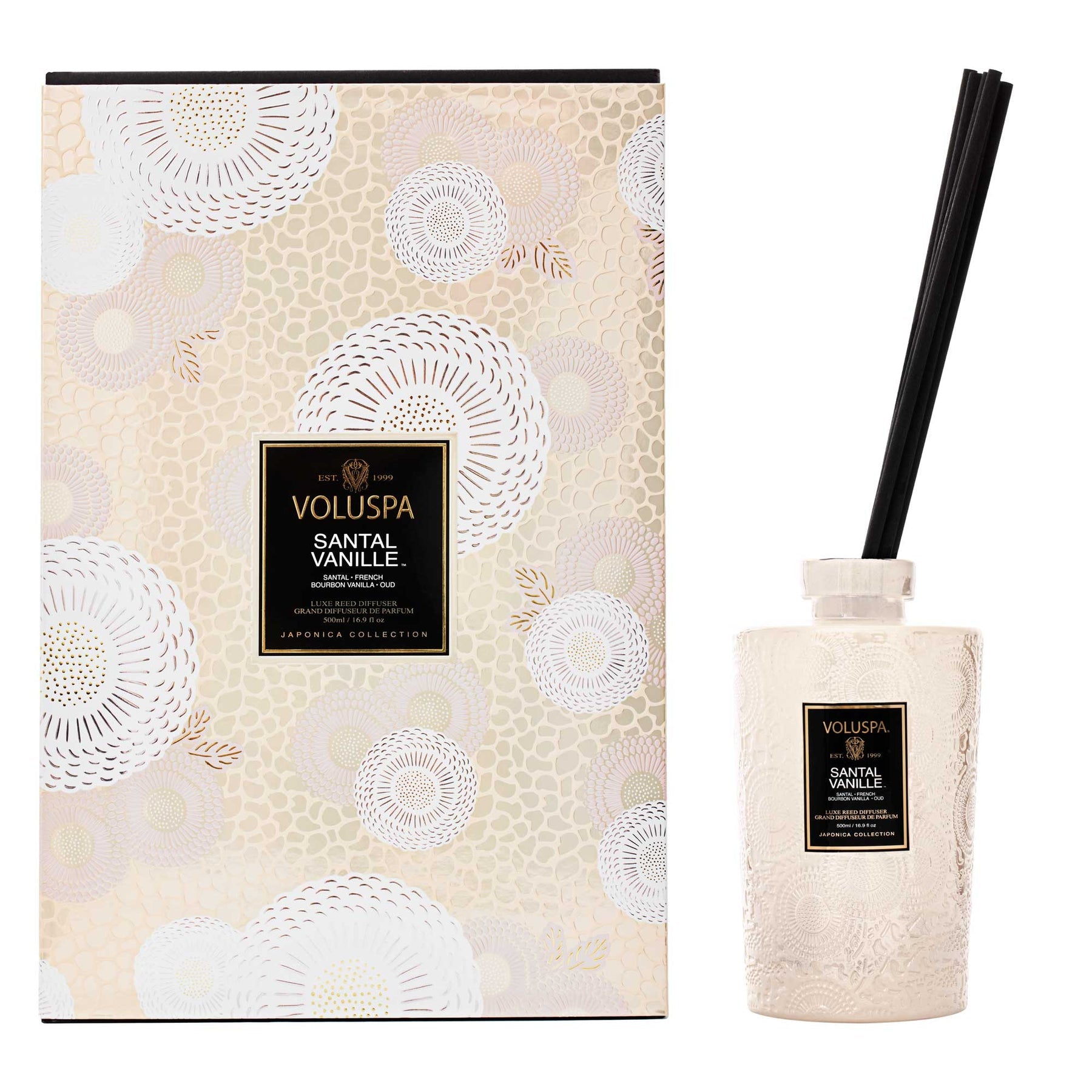 Voluspa- Santal Vanille Luxe Reed Diffuser