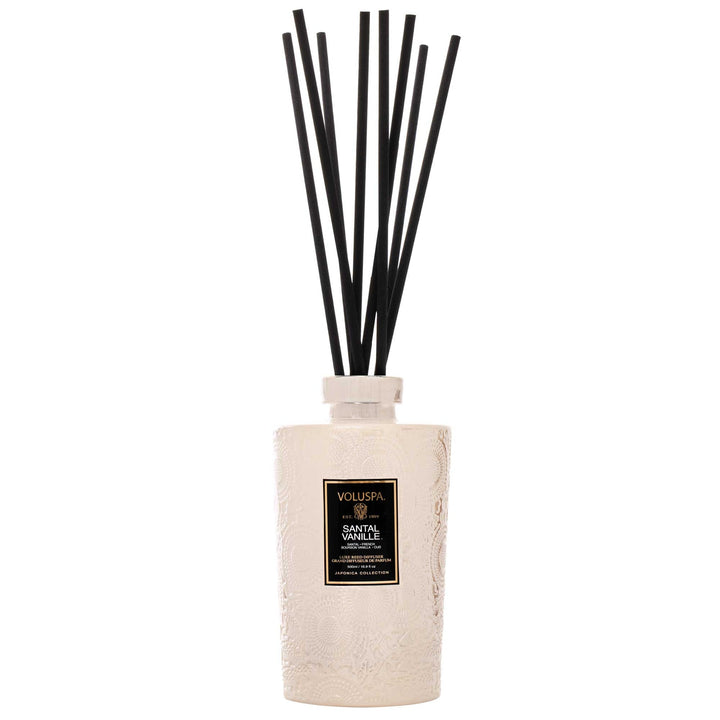 Voluspa- SANTAL VANILLE
LUXE REED DIFFUSER