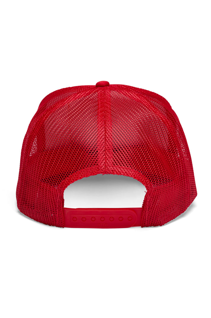 Rad Trucker Hat in Red