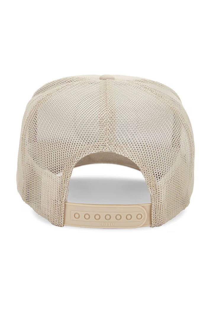 Howdy Honey Trucker Hat in Tan