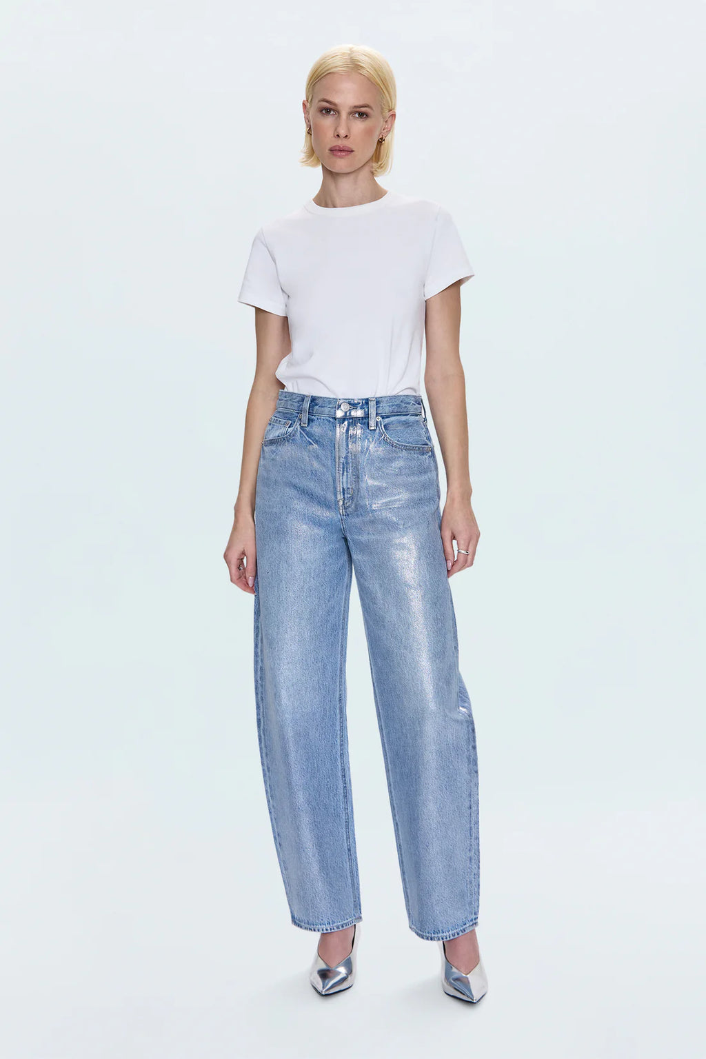 Pistola- Wes High Rise Barrel Jean- Spellbound