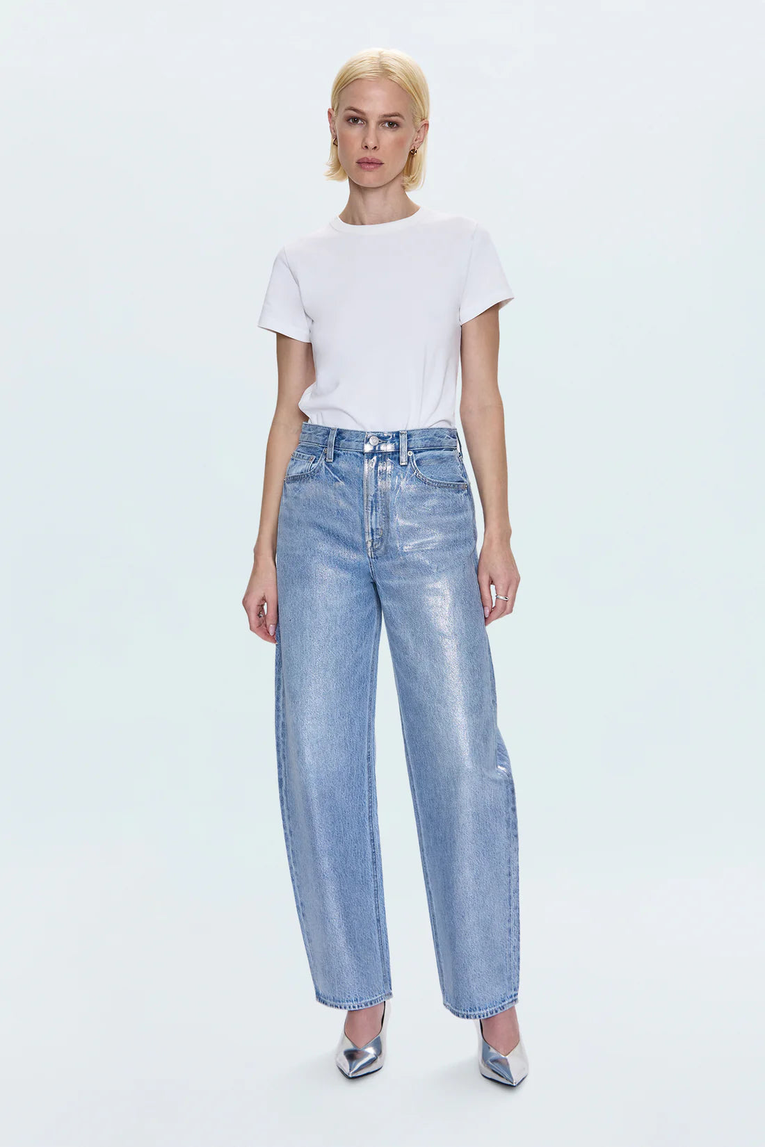 Pistola- Wes High Rise Barrel Jean- Spellbound