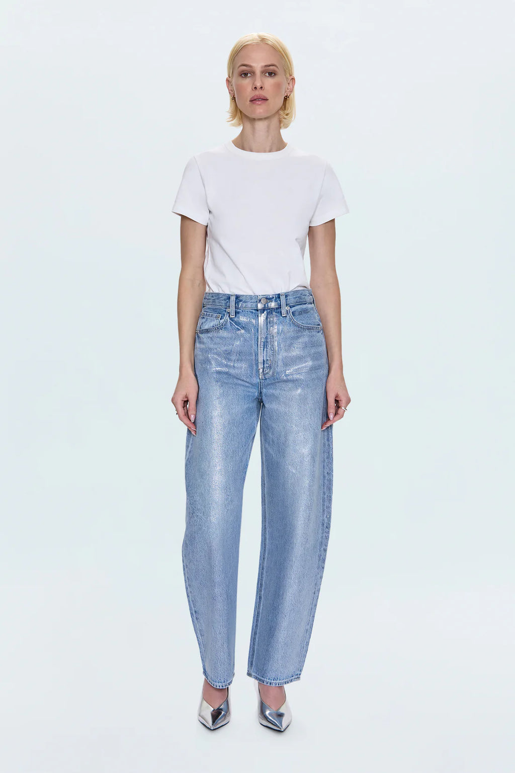 Pistola- Wes High Rise Barrel Jean- Spellbound