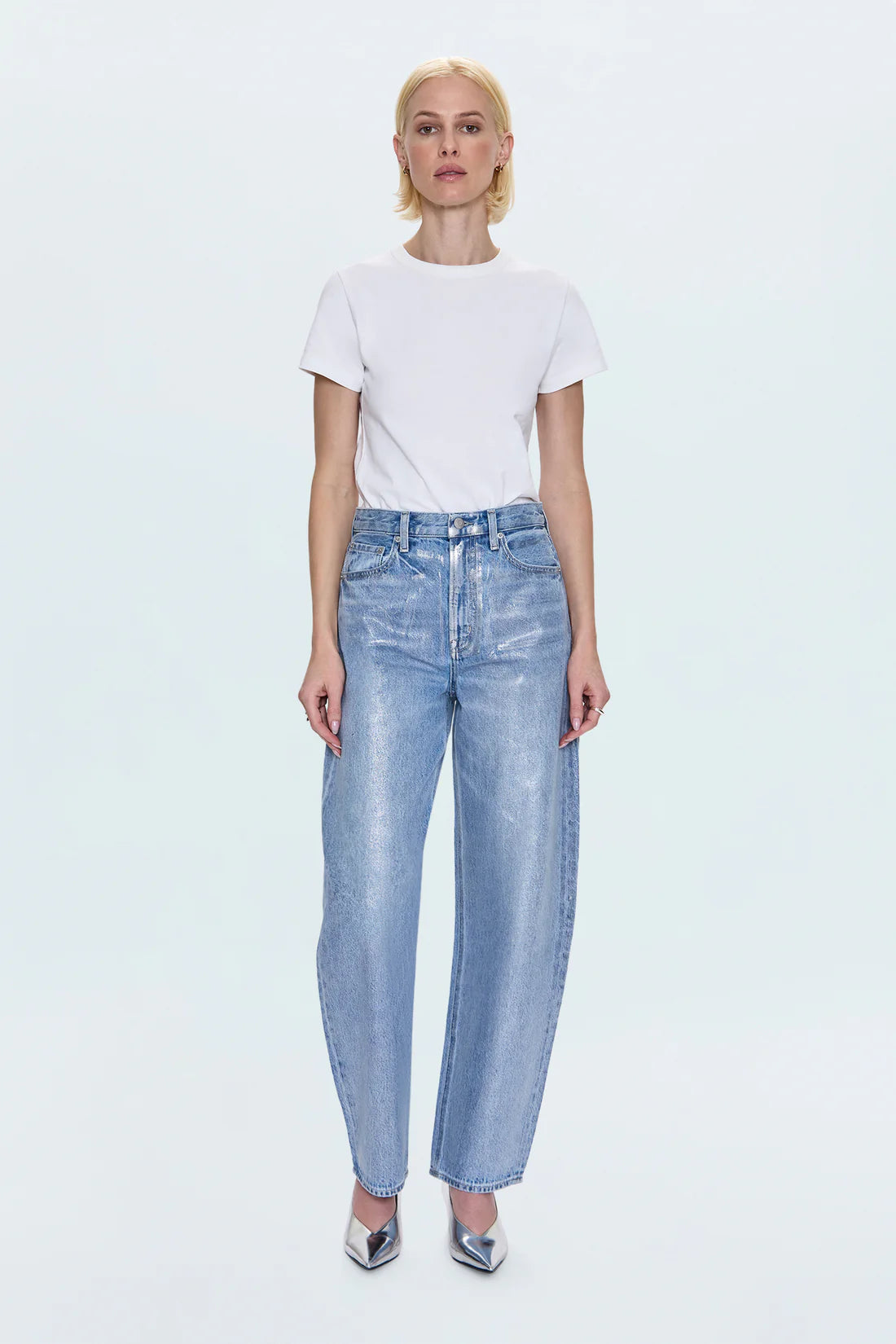 Pistola- Wes High Rise Barrel Jean- Spellbound
