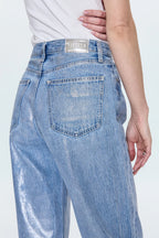Pistola- Wes High Rise Barrel Jean- Spellbound